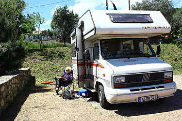Aleria Parkplatz
